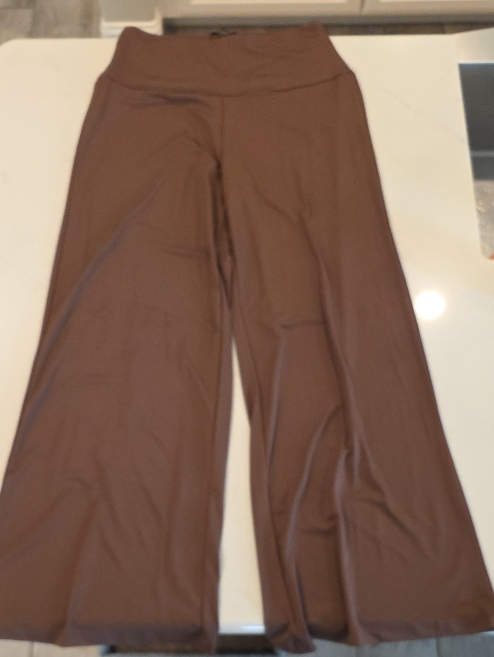 Wide-Leg Brown Women's Palazzo Pants